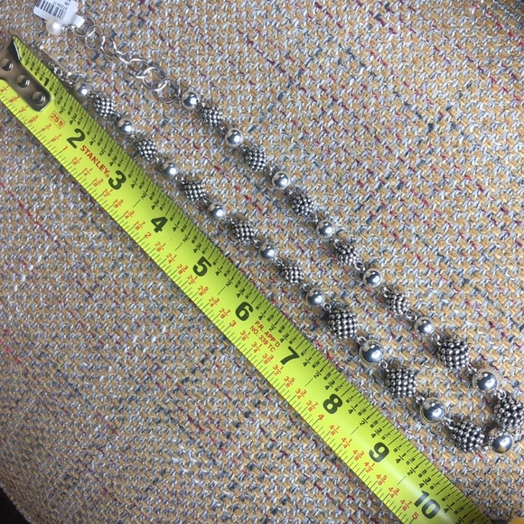 MICHAEL DAWKINS Starry Night Sterling Clusters, Silver Globes, Pearl Necklace - Picture 13 of 17